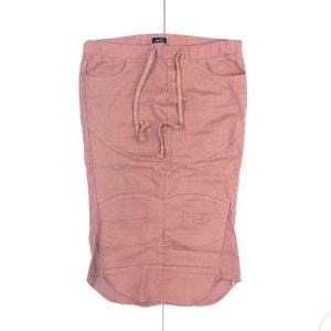 Danielle Celeste Upcycle Denim Pencil Skirt / MED.